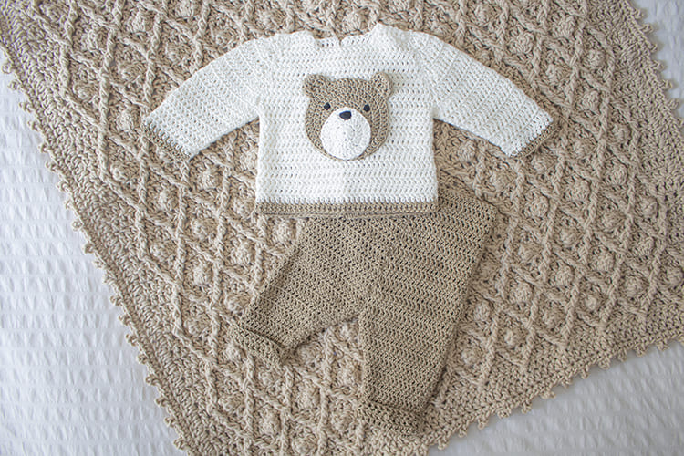 ventilación Extraordinario seguro Conjunto recién nacido de crochet